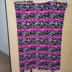 Plush Throw, Animal Print